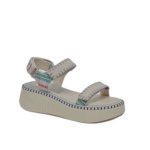 Dolce Vita Debra Sandals Ivory Multi Nubuck, Size 9.5, NWOT